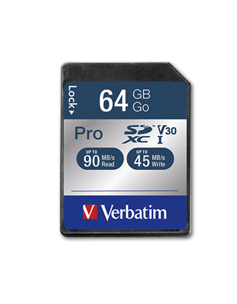 Verbatim 64Gb SD PRO