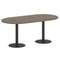 Yalta Стол овальный LT.SPRG-3 Вяз Благородный/Металл Антрацит 1800*900*750