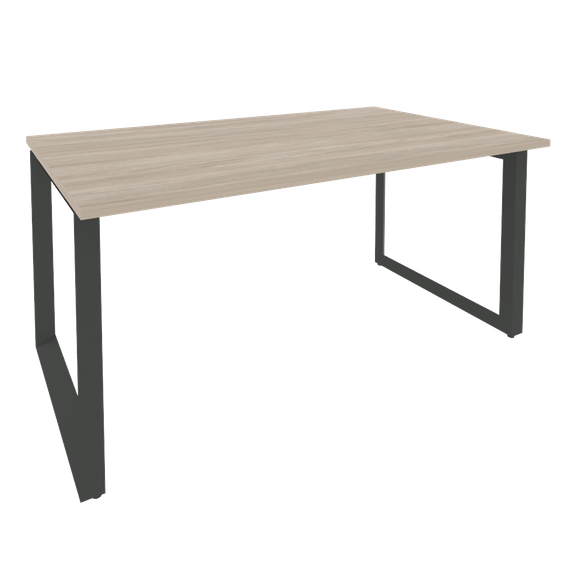 Onix Стол переговорный O.MO-PRG-1.4 Дуб Аттик/Металл Антрацит 1580*980*750