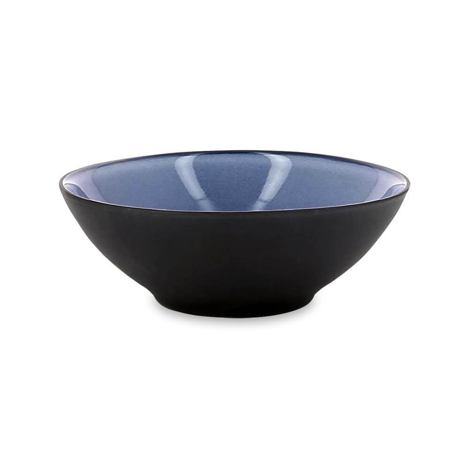 Тарелка глубокая 15 см, фарфор, синий, 649589, Equinoxe Blue, Revol