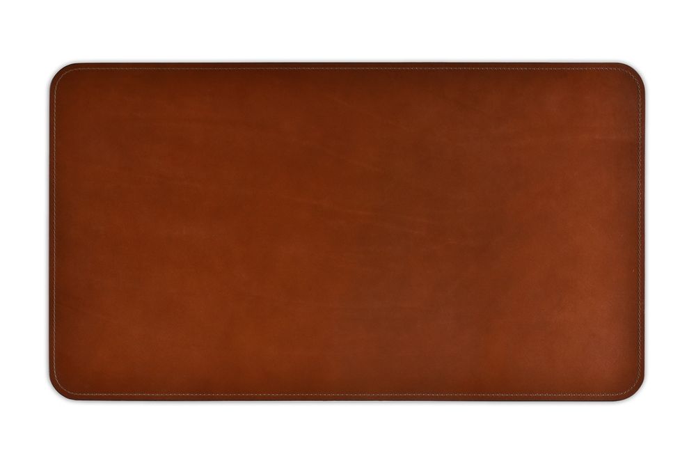 коврик из кожи full grain toscana tan