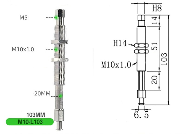 Zpt2-k20-b5-a10 does not rotate l103 (small head)