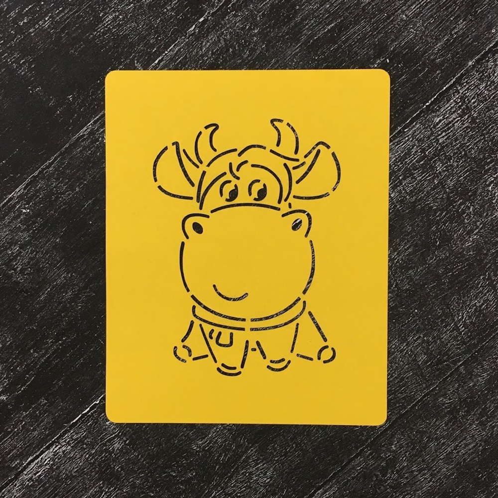 Бык №20 в шарфике