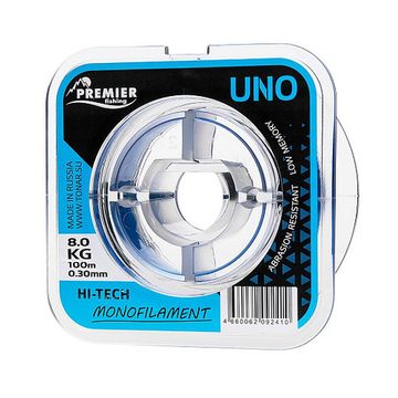 Леска UNO 0,30mm/100m Blue Nylon (PR-U-B-030-100) Premier Fishing