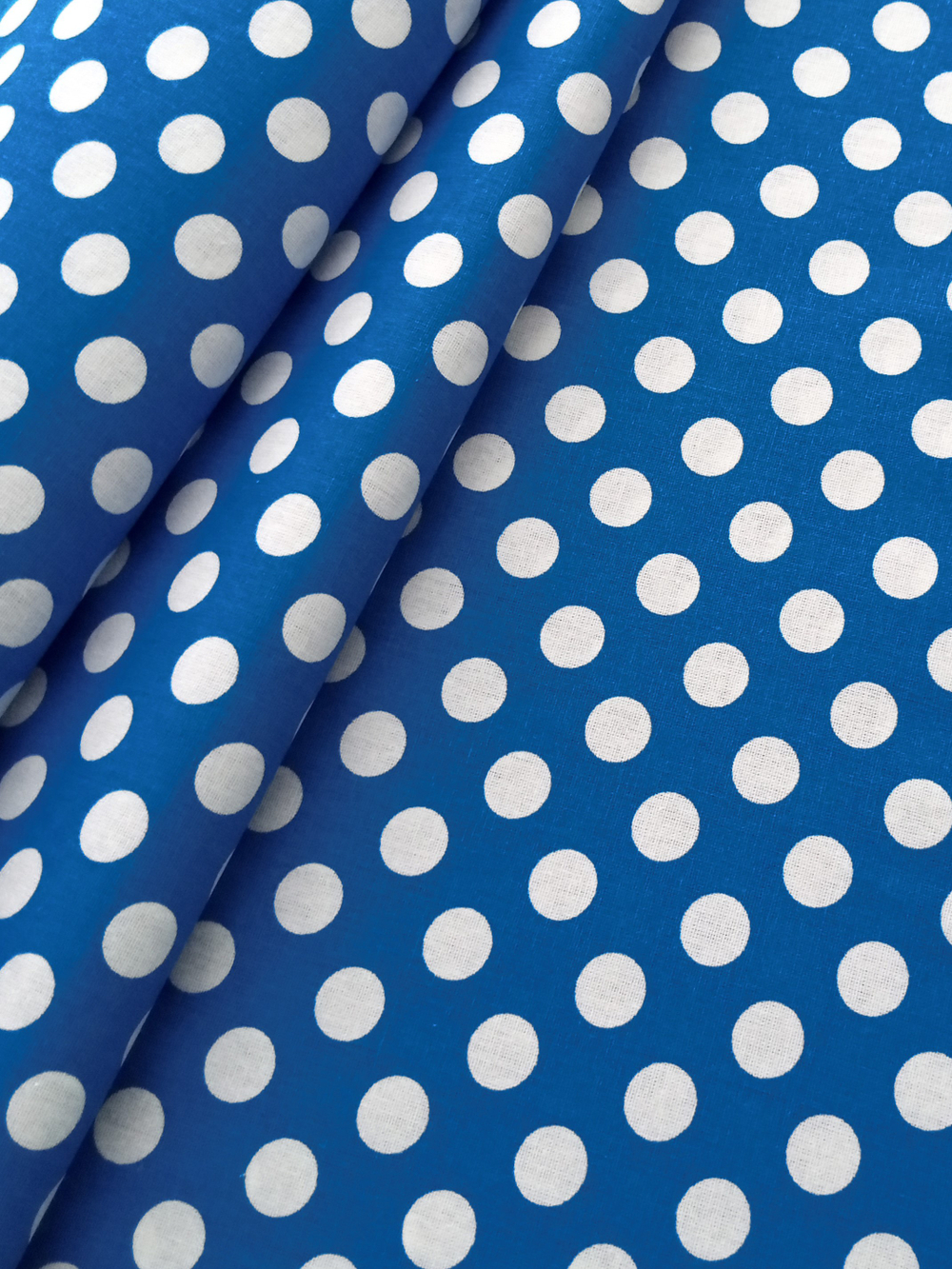 Ткань бязь плательная, рис. "Горох 18 мм", ширина 150 см, арт. 18.3