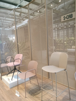 Стул пластиковый барный Scab Design Mentha Go Green, тортора