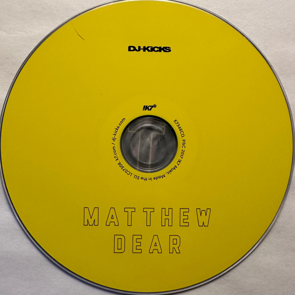 Matthew Dear - DJ-Kicks 2LP+CD (Европа 2017г.)
