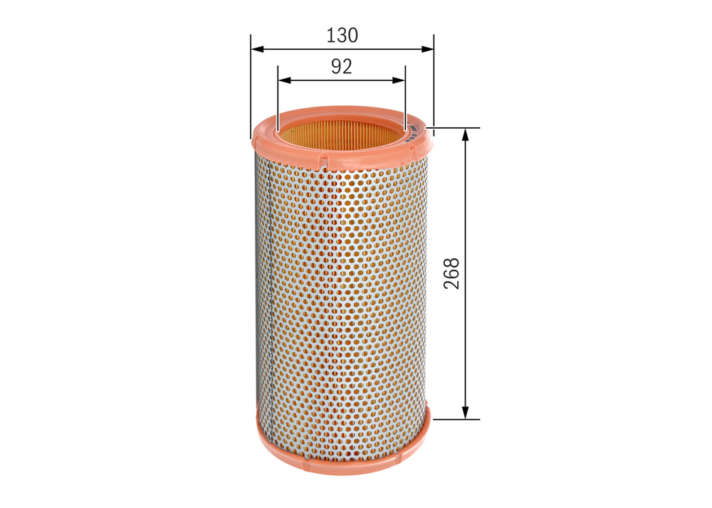 BOSCH - 1457433624-BOC - Air Filter - Povrat artikla narucenog iz Njemacke nije moguc.