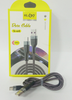 Кабель USB x TypeC -1 м. KLGO S-44 Quck chargng