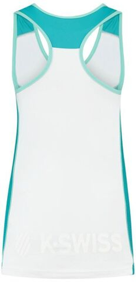 Топ теннисный K-Swiss Hypercourt Speed Tank W - white/algiers blue