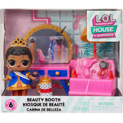 L.O.L. Surprise! Набор мебели Салон красоты с Her Majesty 6 серия O.M.G. House of Surprises Beauty Booth Playset