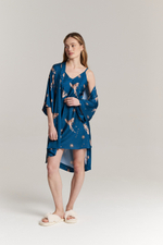 Шелковая комбинация мини - греческий завтрак