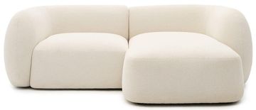 Модульный 2-местный диван Martina цвета экрю с правым шезлонгом 230 см