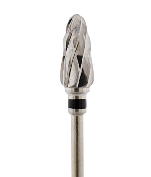 EDENTA 5455.060HP Твердосплавная фреза 55 HP 104, d 6 мм, насечка особо грубая крестообразная, форма пламя