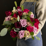 🌸 Витражный микс — букет интерьерных роз — 8 марта у Феи