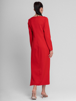 Платье с вырезом лодочка