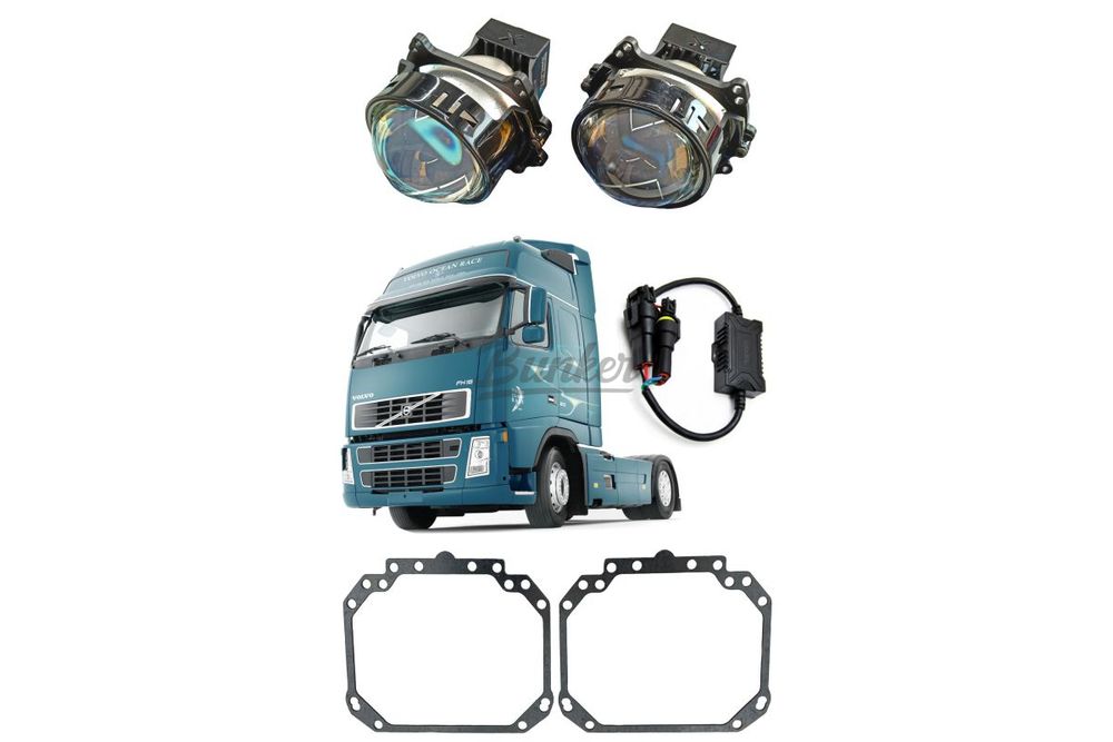 Комплект для замены штатных линз Hella 2 Volvo FH12 2008-2012