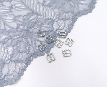 Крючки (длинные), 10 мм, металл, серебро, премиум-класс (Арт: KR/10K-PS), шт