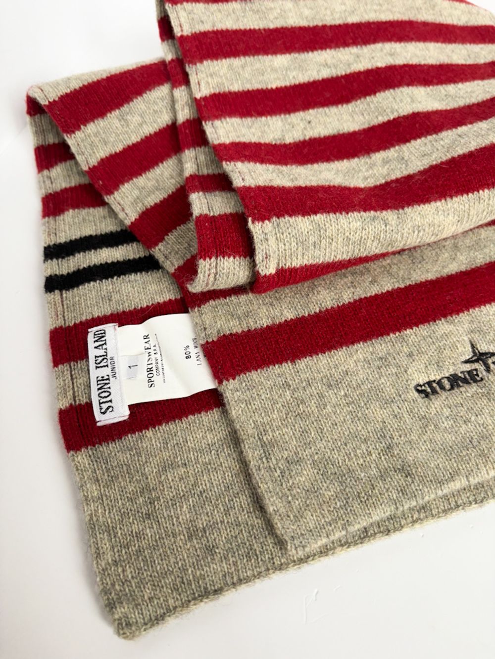 Шерстяной шарф Stone Island, 135*21