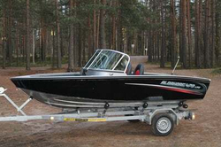 Катер-лодка алюминиевая ALBAKORE 470 fish Lite