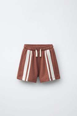 ZARA ШОРТЫ С ЛАМПАСАМИ, ЧЕРЕПИЧНЫЙ