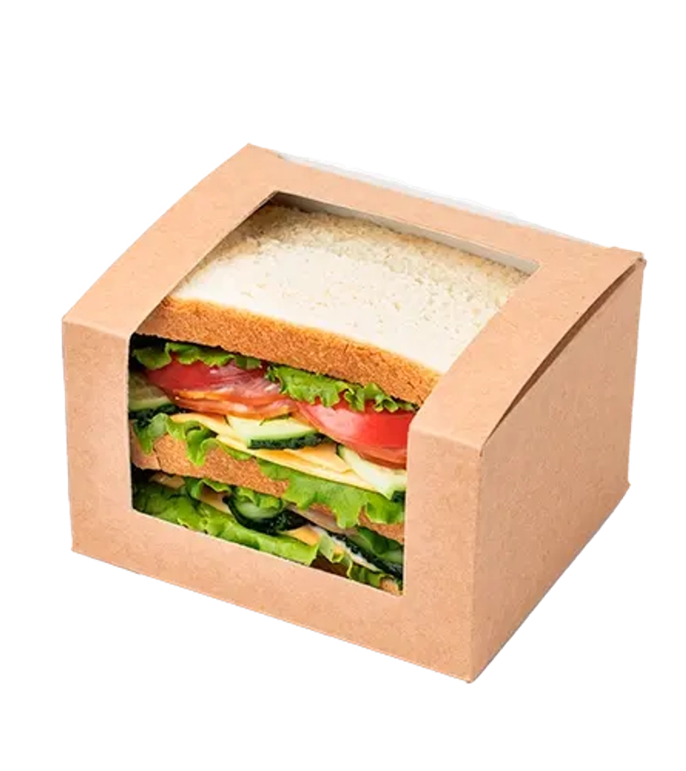 Упаковка OSQ Square Cut sandwich box (300 шт/кор)