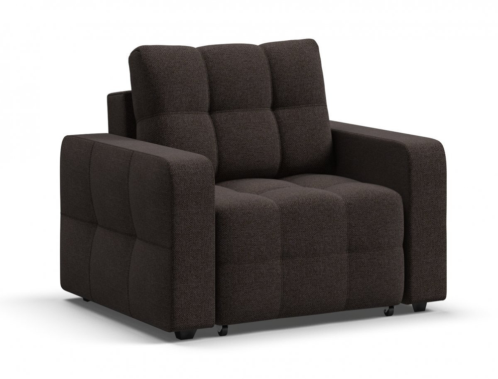 Денди кресло-кровать Рогожка Мальмо шоколад