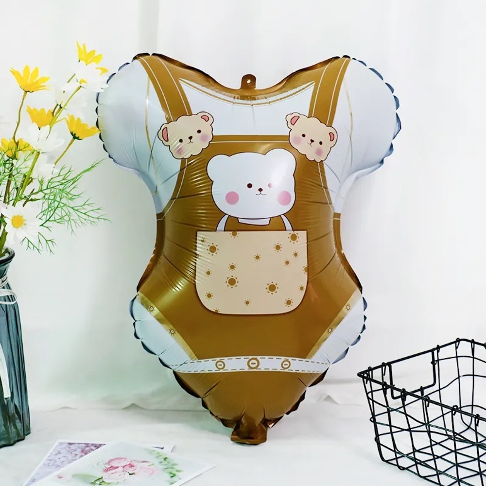 Шар (24""/61 см) Фигура, Боди для малыша мальчика, 1 шт. Д10