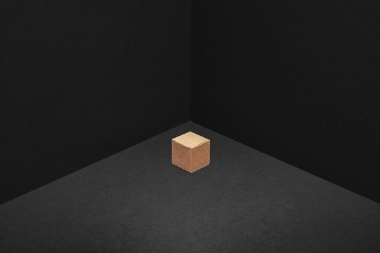 Упаковка для 1 конфеты. Кубик