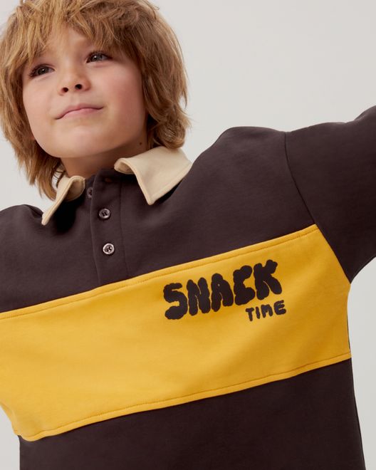 Толстовка-поло Brown / Choo Choo