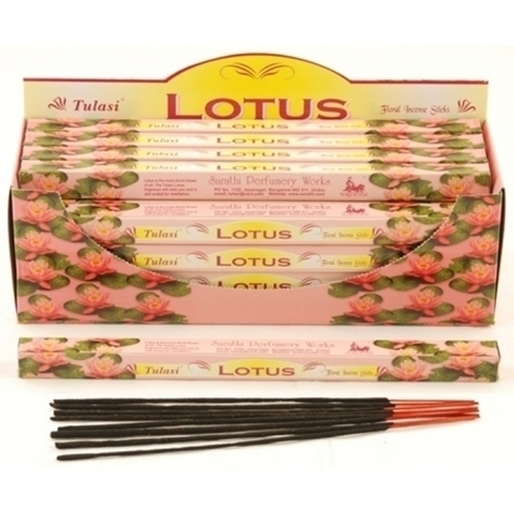 Tulasi Lotus четырехгранник Благовоние Лотос