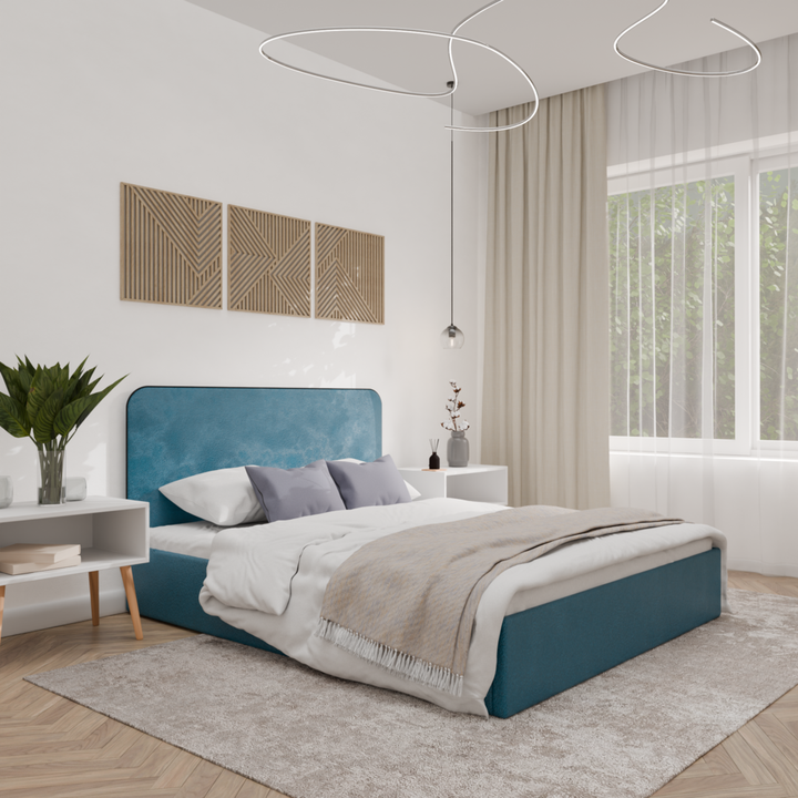Двуспальная кровать с настилом Абстракт Элит, 180х195