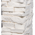 Портал Firelight Michigan 42/40/36, камень молочный, шпон темный дуб