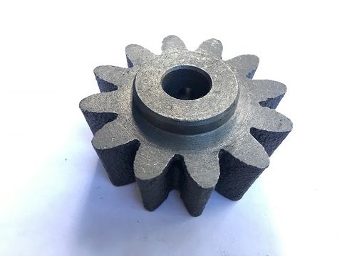 Шестерня привода барабана бетономешалки: вал 15 мм; Z-12; высота 32,5 мм, высота зуба 26,5 мм
