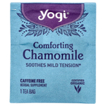 Yogi Tea, успокаивающая ромашка, без кофеина, 16 чайных пакетиков, 24 г (0,85 унции)