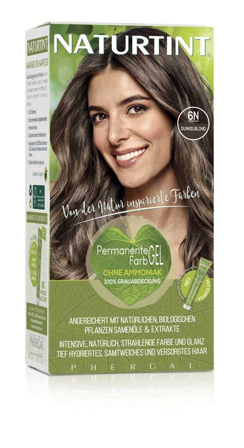 Цвет волос Naturaltint 6N темно-русый, 165 мл