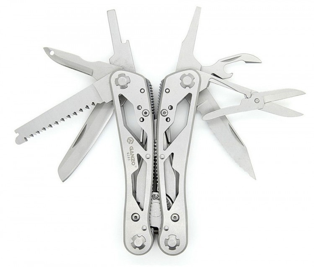 Мультитул Ganzo G202, 105 мм, 24 функций, нейлоновый чехол