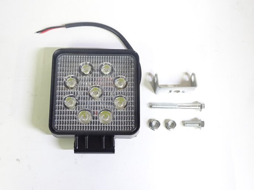 Фара светодиодная дополнительная 9 SMD 27W, 10-30V, дальний 106*106*38 мм (Nord Yada)