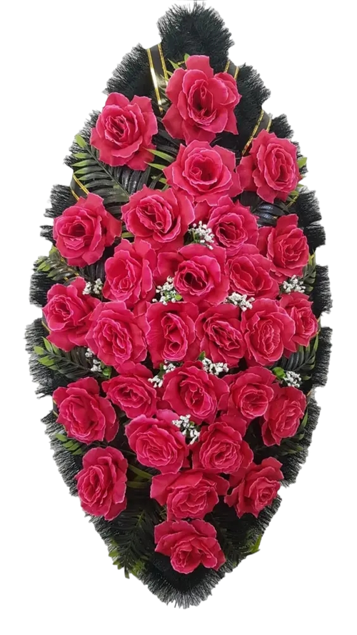 Венок из искусственных цветов «Классика №34» (125 см)