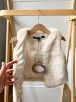Новый меховой жилет Lili Gaufrette, 98