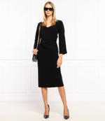 хлопковое платье Emporio Armani - черный(6K2AT7 2M07Z)