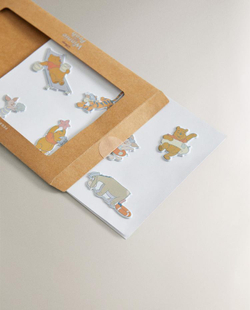 ZARA HOME НАБОР НАКЛЕЕК С РИСУНКОМ ВИННИ ПУХА ДЛЯ ДЕТЕЙ (НАБОР ИЗ 7 ШТУК)