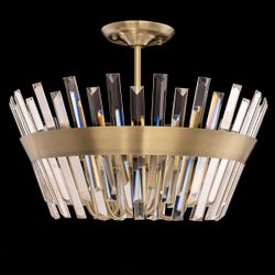 Citilux Вестерос CL307163 Люстра хрустальная потолочная Бронза