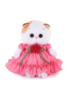 Мягкая игрушка Ли-Ли Baby в платье с вязаным цветочком 20см, в коробке