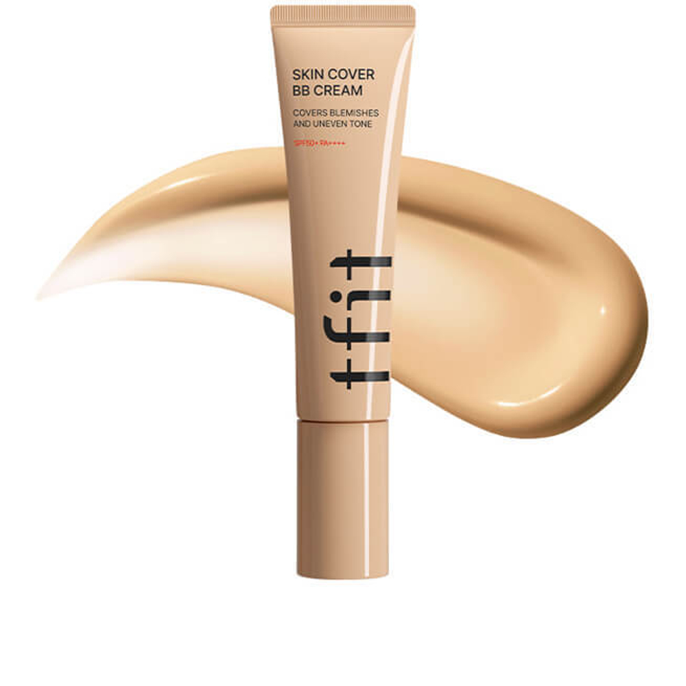Стойкий увлажняющий BB-крем TFIT Skin Cover BB Cream SPF50+ PA++++ (30 гр) BW02 Almond Butter