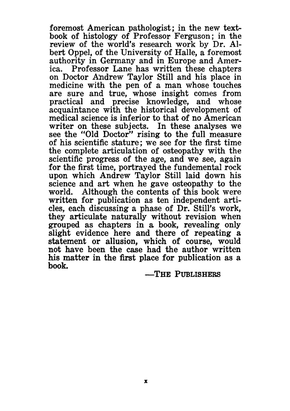 Dr. A.T. Still, Founder of Osteopathy | Lane Michael A.