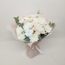 Букет из роз и хризантемы Кристина