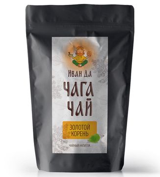 Чага-чай с золотым корнем, 100г.