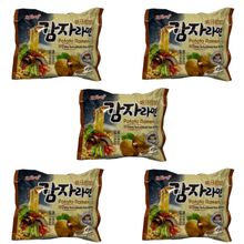 Лапша быстрого приготовления картофельная Samyang Potato Ramen 120 г, 5 шт