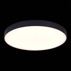 ST606.432.96 Светильник потолочный Черный LED 1*96W 3000K 8 640Lm Ra>85 120° IP20 D600xH55 185-265V Накладные светильники